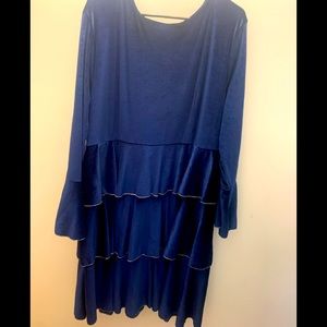 Blue Velvet 4x sz20 dress